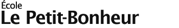 Logo de l'école École Le Petit-Bonheur